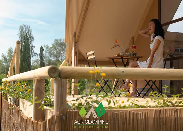 Campismo de Luxo Agriglamping Butterfly House Sardegna